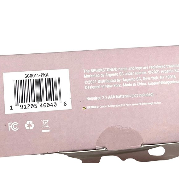 Brookstone Cleanse Ultrasonic Silicone Soft Brush Waterproof Exfoliating - Picture 4 of 4